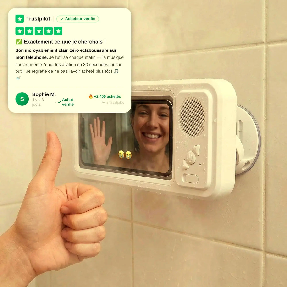 AquaPod 360™ – L'Enceinte 100% étanche